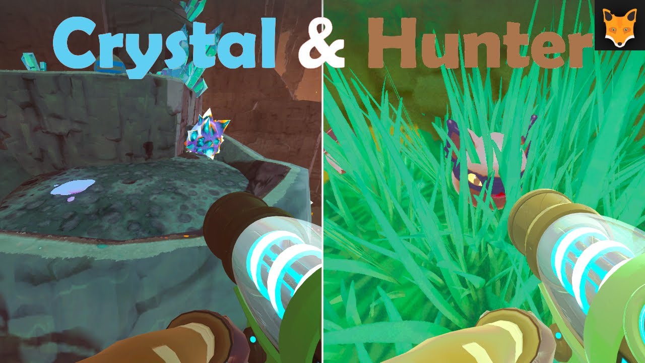 How to Get Crystal & Hunter Slimes.  Slime Rancher