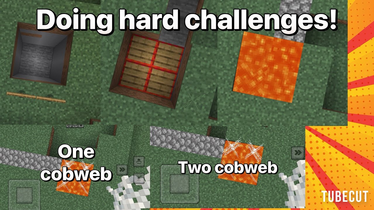 Doing hard challenges in Minecraft!🙂 - YouTube