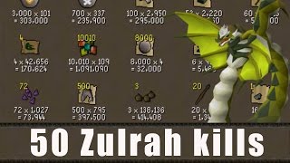 [OSRS] Loot From 50 Zulrah Kills - Road to 1B from Nothing - Oldschool Runescape Progress  - EP 23