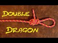 How to Tie the Double Dragon Loop (Not Around an Object)