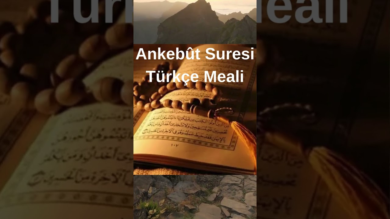 📖Ankebût Suresi Türkçe Meali | Sabır, İman ve Dünya Hayatının Gerçeği🤲🏼 #dua #islam #shorts #keşfet