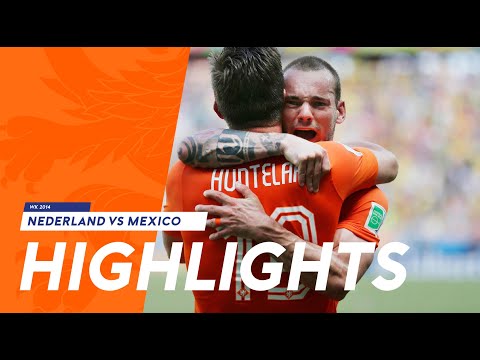 Highlights: Nederland - Mexico (29/06/2014) WK 2014