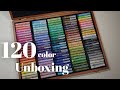 Finally!! Mungyo 120 colors oil pastel unboxing+flower drawings