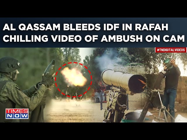 Al Qassam Bleeds Israeli Military As IDF Tanks u0026 Troops Enter Rafah| Watch Chilling Video Of Ambush class=