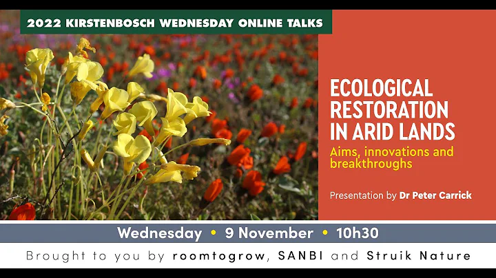 Ecological restoration in arid lands -Aims, innova...