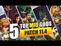 The 5 most op mid gods on patch 114  smite mid guide