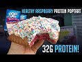 Healthy Frosted Raspberry Protein Pop Tart Recipe with 32g Protein! | The Flexible Dieting Lifestyle