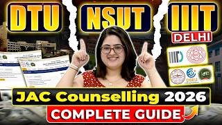 📢 JAC Delhi Counselling 2026 Full Guide | Choice Filling & Seat Allotment #jacdelhi #counselling