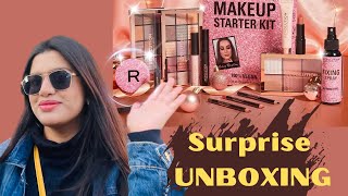 UNBOXING of REVOLUTION everything makeup starter kit 2023 | Vlog # 19