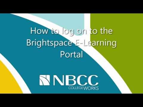 How to log on to Brightspace Elearning Portal