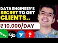 What I do as a Freelance Data Engineer and How I Get Clients