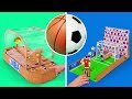 2 DIY Cardboard Football And Basketball Games image