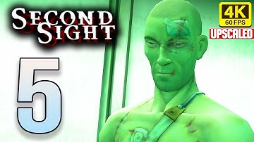 SECOND SIGHT - MISSION 5 Escape Walkthough PART 5 No Commentary [UPSCALED 4K 60FPS] (PC UHD)