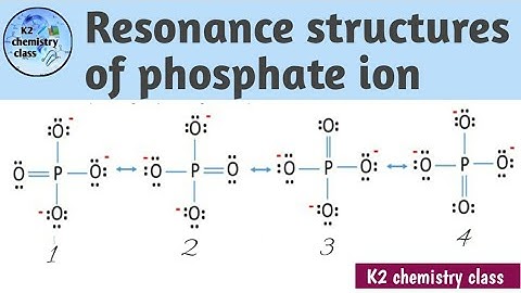 resonance structures of phosphate ion  (PO₄³⁻)/phosphate ion resonance structures, by khushboo yadav