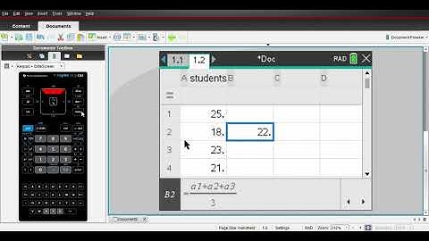 Moving Mean (numerical) Smoothing: Odd value - TI Nspire CX CAS