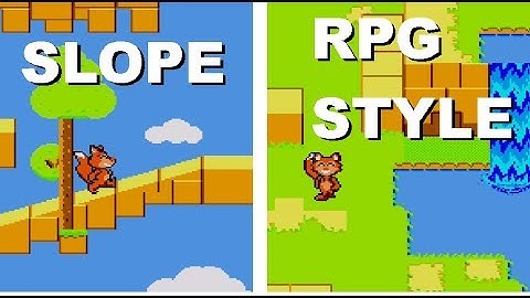 SMS Game Maker - Update 1 (Slope / Top down gameplay)