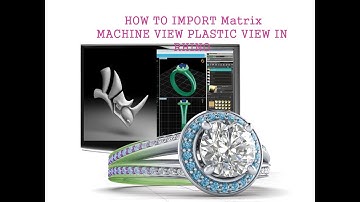 HOW TO IMPORT Matrix  MACHINE VIEW , PLASTIC VIEW IN  RHINO