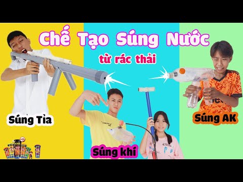 Video Thử Thách Chế Tạo Sung Nước Từ Rác Thải Đội Thắng... - youtube