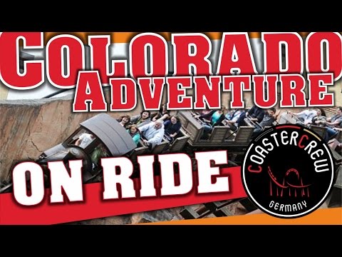 Colorado Adventure Mine Train Coaster on-off-ride Phantasialand Germany POV by @ YouTube - Vekoma