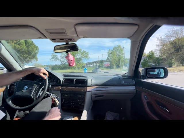 Pov Drive BMW 740i E38 Manual Drifting 