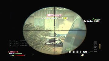 MW3 | Triple Kill w/ Barrett 50 cal
