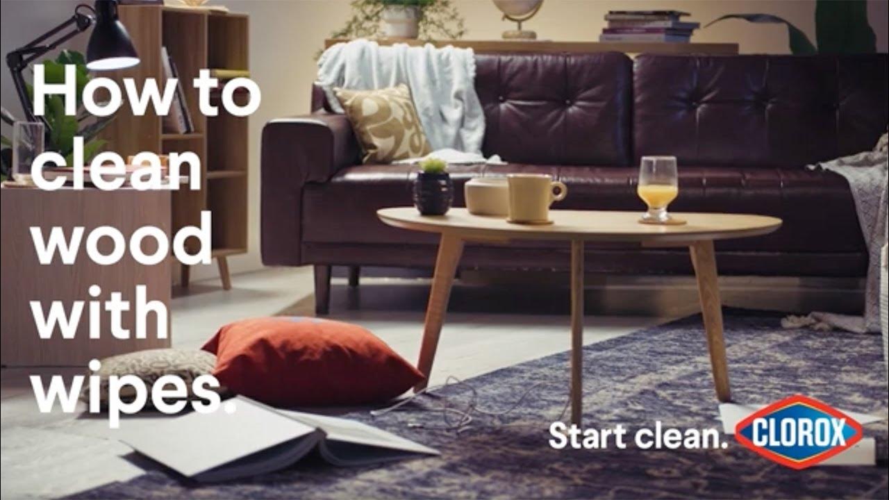 How to Clean Wood with Clorox Disinfecting Wipes YouTube