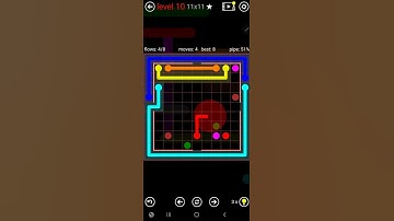 How To Solve Flow Free Jumbo Courtyard Pack Level 10 11x11 Board Walk Through Solution Walkthrough