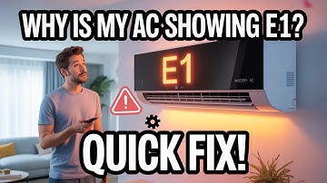 Midea AC-foutcode E1 – Wat het betekent en hoe u het snel kunt oplossen!