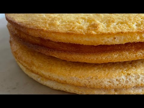 Тесто для торта. Коржи для торта со сгущёнкой. Легкое тесто для торта