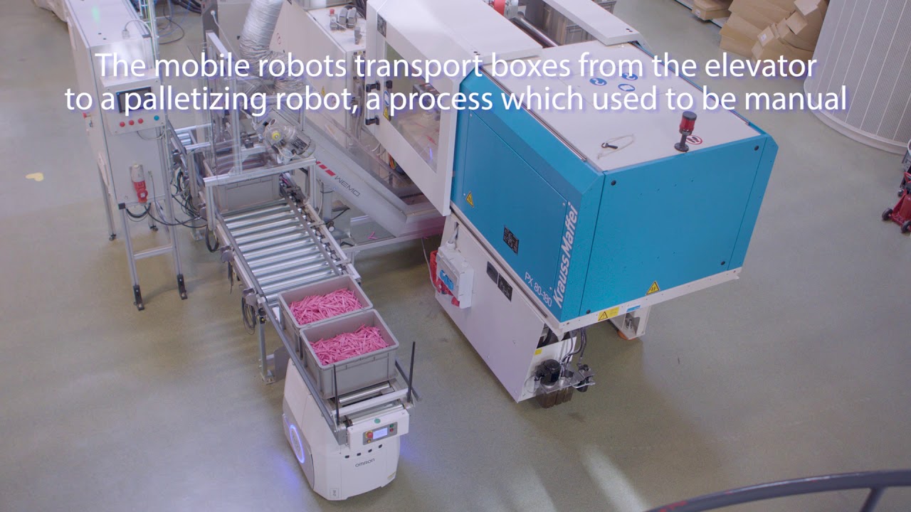Customization and flexibility with high-speed manufacturing line and mobile robots at TePe