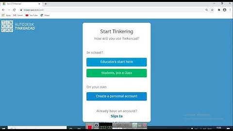 How to sign up on tinkercad