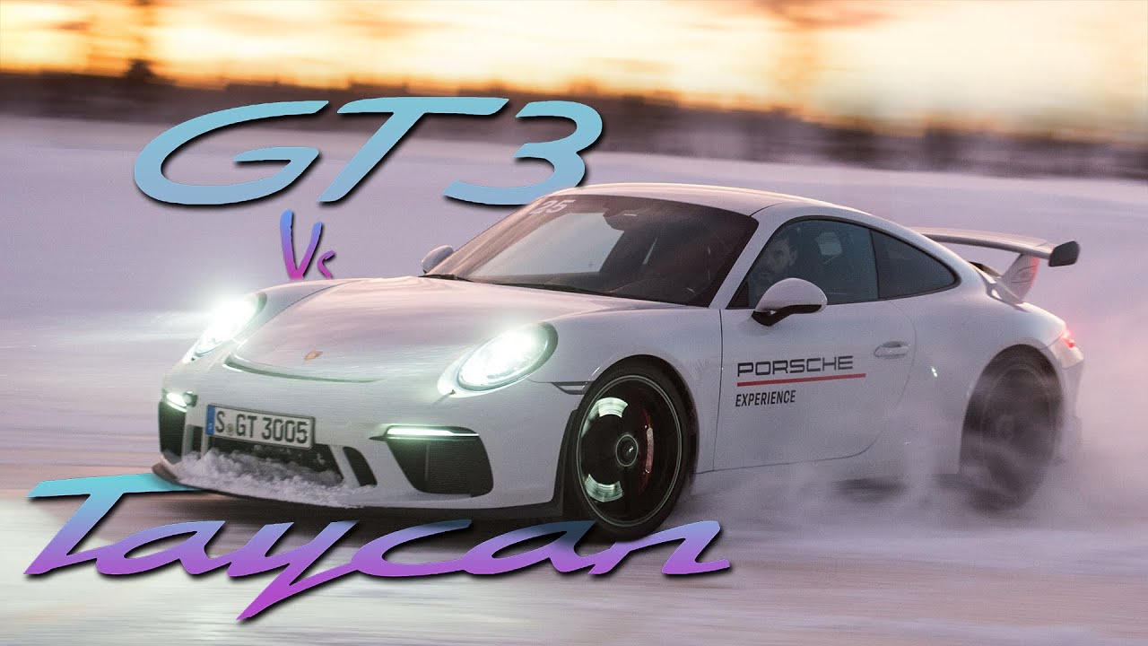 ⁣Porsche 911 GT3 Vs Taycan: ICE on Ice | Carfection