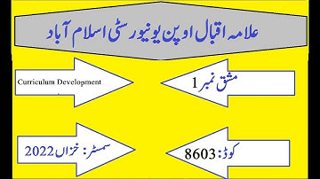 AIOU Code 8603 Solved Assignment No 1 Autumn 2022 | Baloch Academy