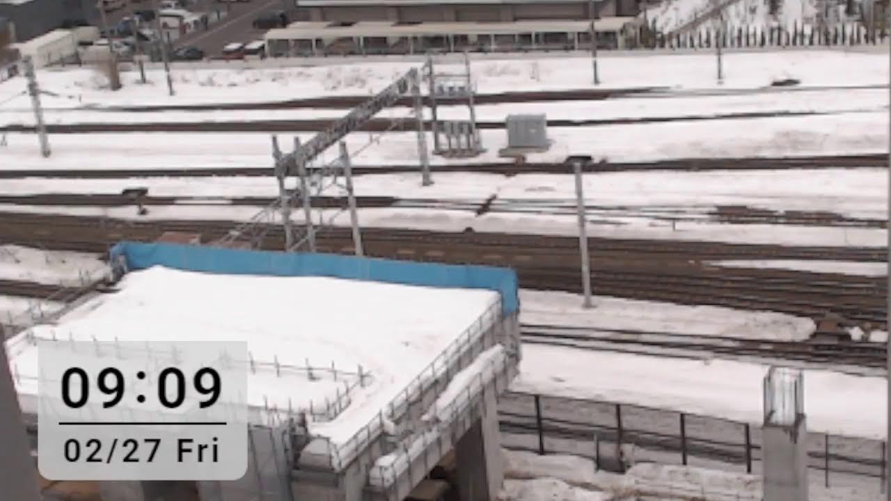 苗穂JRライブ配信＜本線向きカメラ＞