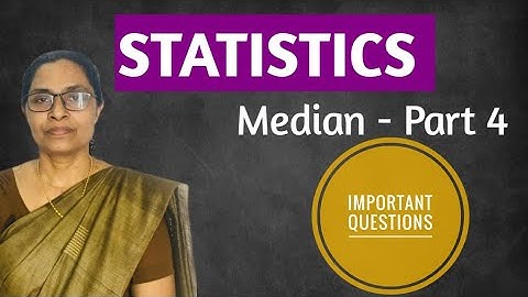 Median | Part - 4 | Statistics | Important Questions and Solutions | Simi