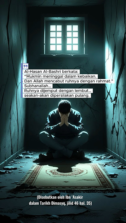Saat Malaikat Datang!! Mukmin Tersenyum, Pendosa Gemetar!! #islamicreminder #motivasihidup #allah