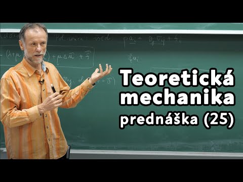 Náhľad videa: Teoretická mechanika | prednáška 25 | Lamého rovnica, Vlny v pružnom médiu, Vlny v ideálnej tekutine