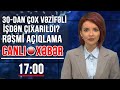 30-dan çox vəzifəli işdən çıxarıldı? RƏSMİ AÇIQLAMA - Xəbərlərin 17:00 buraxılışı (10.02.2021)