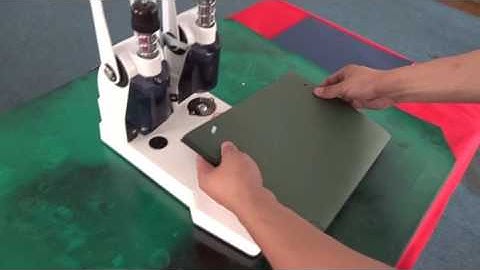 Financial binding machine