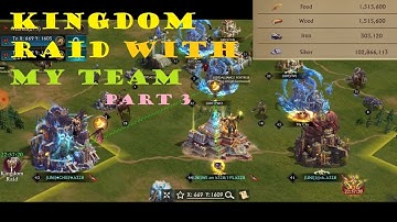 Part 3 - Great Teamwork - Raid wit My Team | King of Avalon