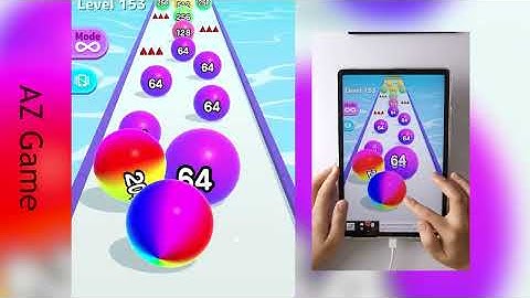 📌Satisfying Mobile Game: AZ Run, Layers Roll, DNA Evolution, Crayon Rush, Brick Builder, Twerk...