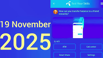 How can you transfer balance to a friend instantly? | Telenor Quiz Questions #4 | 19 November 2025 😱