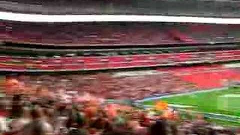 Walking Into Wembley With Blackpool Singing Glad All Over