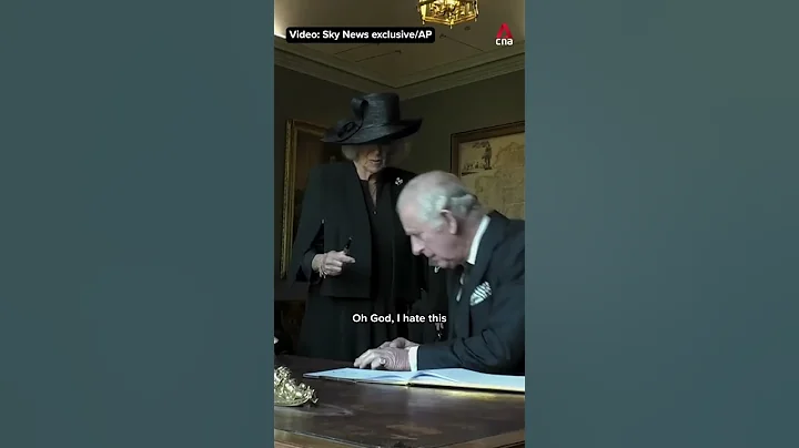 "Oh God I hate this!": King Charles gets annoyed by a leaky pen. - DayDayNews