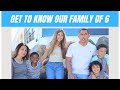 Transracial Adoption Family of 6 | Get to Know Us | Our Family Vine