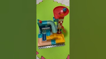 Satisfying Marble Run Roll 🟠 Marble Run Building Blocks