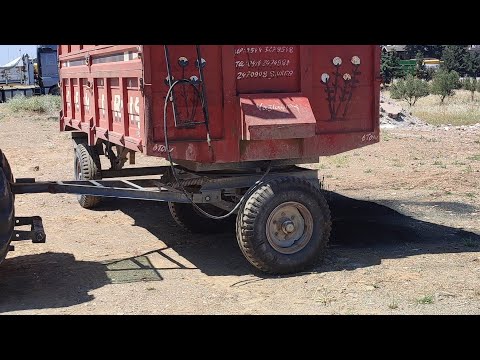 4 Tekerlekli Römork la Nasıl Dar Yerlerden Dönülür | ERLER TARIM FARKIYLA 😊