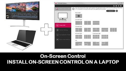 Split Screen | On Screen Control installation on a Window Laptop & Monitor | OSC | Windows