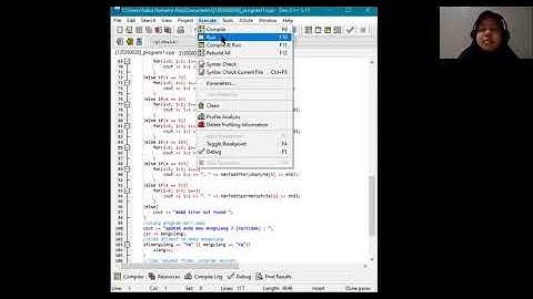 Penjelasan Program Dev C++ : Pengulangan, Array dan Percabangan || Program Biologi dan Program Kimia