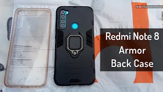 Redmi Note 8 | Original Hybrid Armor Back Cover | Ring Holder